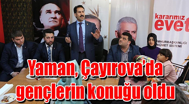 Yaman, Çayırova’da gençlerin konuğu oldu