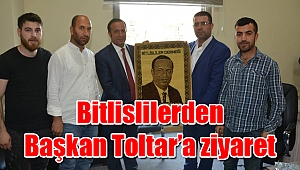 Bitlislilerden Başkan Toltar’a ziyaret