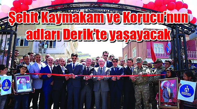 Büyükşehir, Şehit Kaymakam ve Korucu’nun adlarını Derik’te yaşatacak