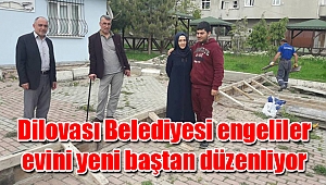 Dilovası Belediyesi engeliler evini yeni baştan düzenliyor