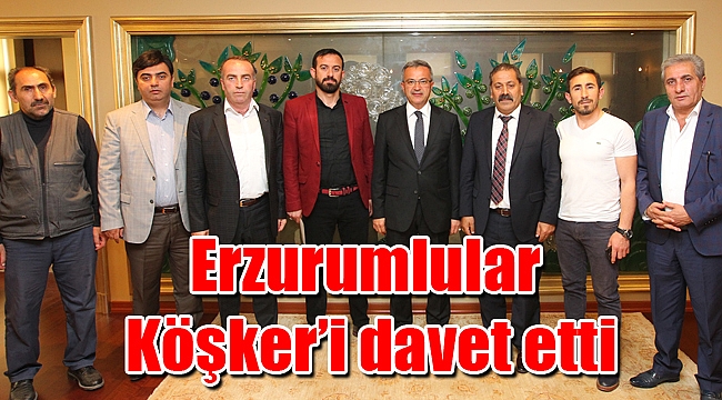 Erzurumlular Köşker’i davet etti