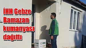 İHH Gebze Ramazan kumanyası dağıttı