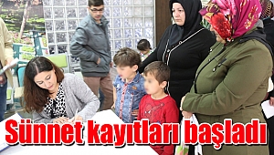 Sünnet kayıtları başladı