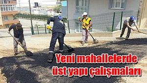 Yeni mahallelerde üst yapı çalışmaları