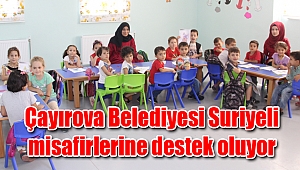 Çayırova Belediyesi Suriyeli misafirlerine destek oluyor