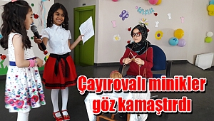Çayırovalı minikler göz kamaştırdı