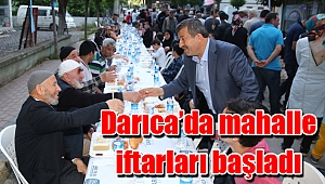 Darıca’da mahalle iftarları başladı