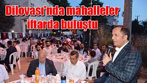 Dilovası'nda mahalleler iftarda buluştu