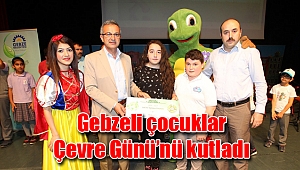 Gebzeli çocuklar Çevre Günü’nü kutladı