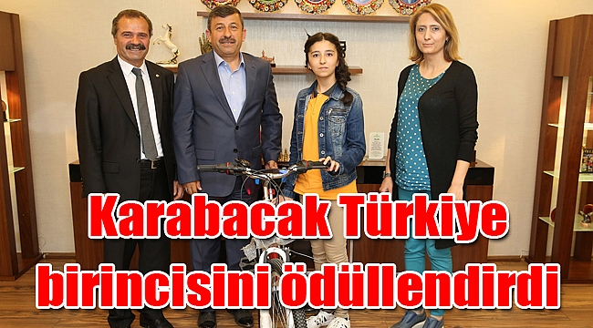 Karabacak Türkiye birincisini ödüllendirdi