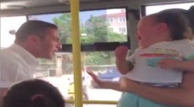 Otobüs şoförü tarafından azarlanan kadın