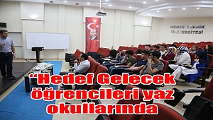 Çayırova Belediyesi “Hedef Gelecek” öğrencileri yaz okullarında
