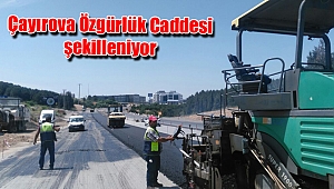 Çayırova Özgürlük Caddesi şekilleniyor