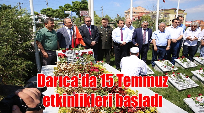 Darıca'da 15 Temmuz etkinlikleri başladı