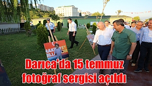 Darıca'da 15 temmuz fotoğraf sergisi açıldı