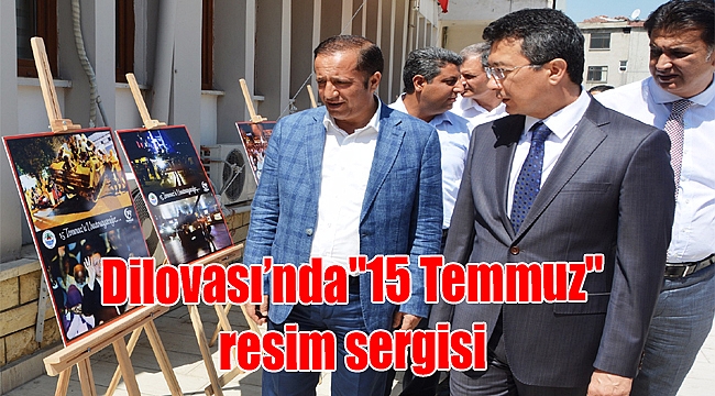 Dilovası’nda"15 Temmuz" resim sergisi