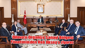  Dilovası Organize Sanayi Bölgesi Yönetiminden Vali Aksoy’a ziyaret