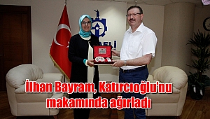 İlhan Bayram, Katırcıoğlu’nu makamında ağırladı
