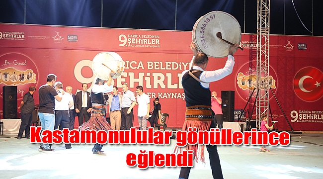 Kastamonulular gönüllerince eğlendi