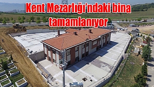 Kent Mezarlığı’ndaki bina tamamlanıyor