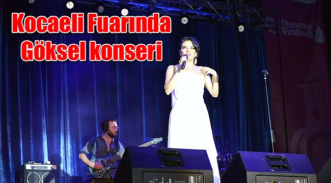 Kocaeli Fuarında Göksel konseri