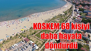 KOSKEM 68 kişiyi daha hayata döndürdü