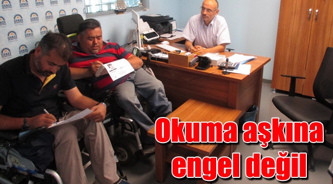 Okuma aşkına engel değil