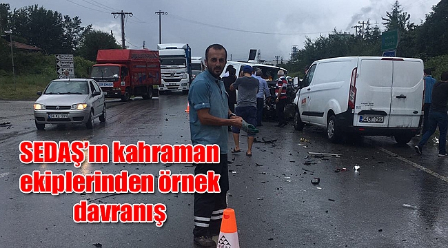 SEDAŞ’ın kahraman ekiplerinden örnek davranış