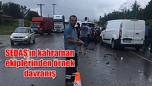 SEDAŞ’ın kahraman ekiplerinden örnek davranış