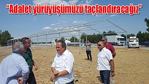 “Adalet yürüyüşümüzü taçlandıracağız”