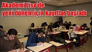 Akademi Lise’de yeni dönem için kayıtlar başladı