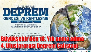 Büyükşehir’den 18. Yılı anma adına 4. Uluslararası Deprem Çalıştayı