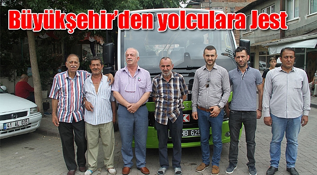 Büyükşehir’den yolculara Jest