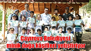 Çayırova Belediyesi minik doğa kâşifleri yetiştiriyor