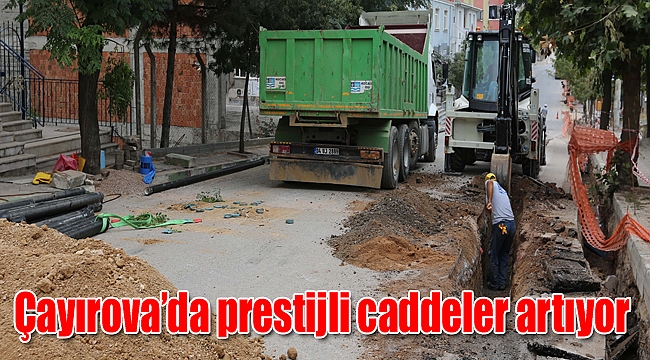 Çayırova’da prestijli caddeler artıyor