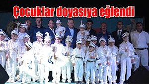 Çocuklar doyasıya eğlendi