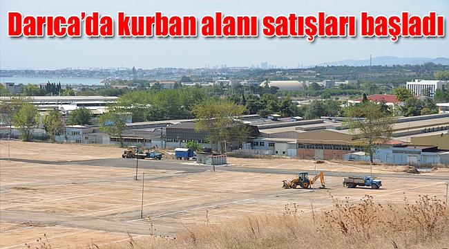 Darıca’da kurban alanı satışları başladı