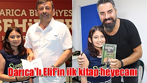Darıca'lı Elif'in ilk kitap heyecanı
