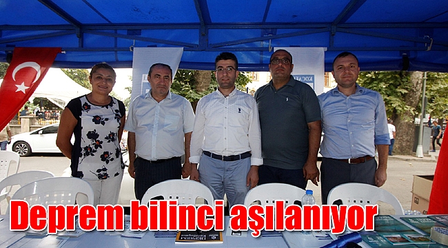 Deprem bilinci aşılanıyor