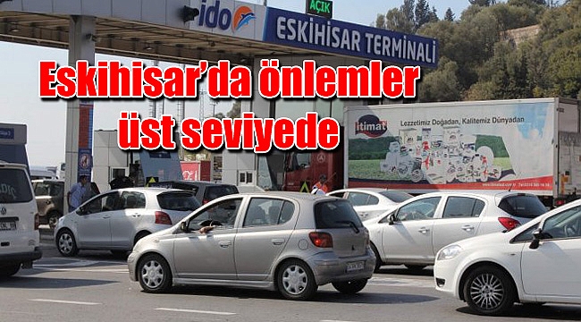 Eskihisar Feribot Terminali’nde Önlemler Alındı