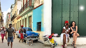 Fahriye Evcen ve Burak Özçivit Küba'da