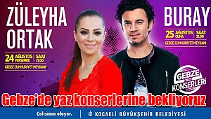 Gebze’de yaz konserlerine bekliyoruz