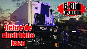 Gebze'de zincirleme kaza: 6 ölü
