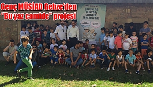 Genç MÜSİAD Gebze’den “Bu yaz camide” projesi