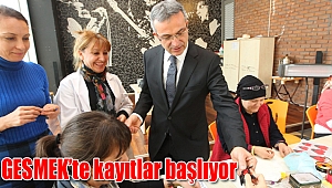 GESMEK’te kayıtlar başlıyor
