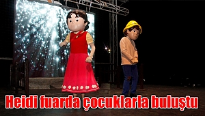 Heidi fuarda çocuklarla buluştu