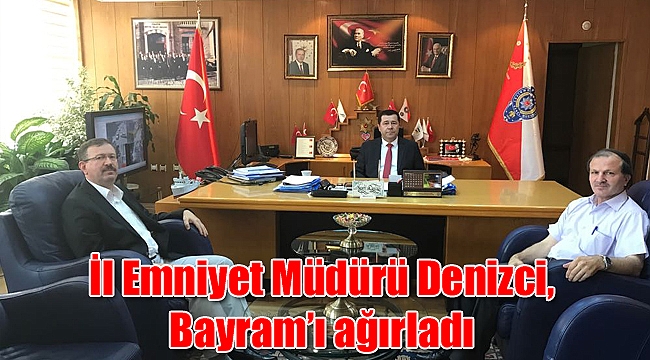 İl Emniyet Müdürü Denizci, Bayram’ı ağırladı