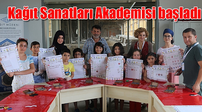 Kağıt Sanatları Akademisi başladı
