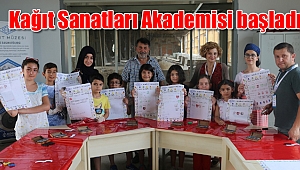 Kağıt Sanatları Akademisi başladı