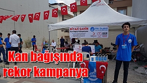 Kan bağışında rekor kampanya